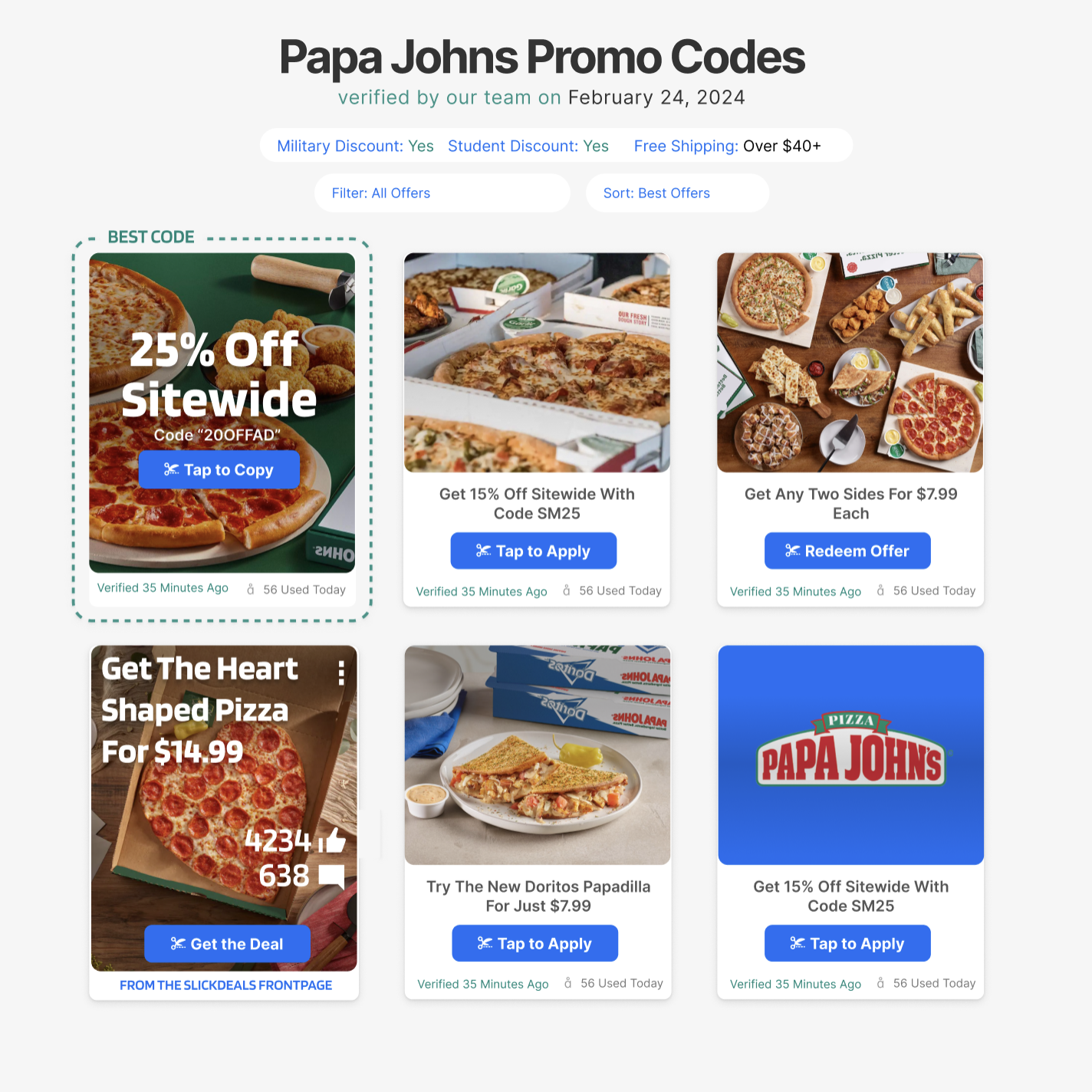 Slickdeals: Coupon Page Re-Design